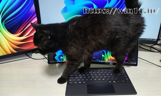 Surface Pro 11 CopilotPC Legion Tab マルチモニタ