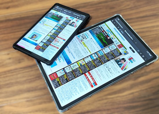 Surface Proや泥タブも縦置きOKのタブレットスタンド タブレット枕　Android8インチ＋12インチ