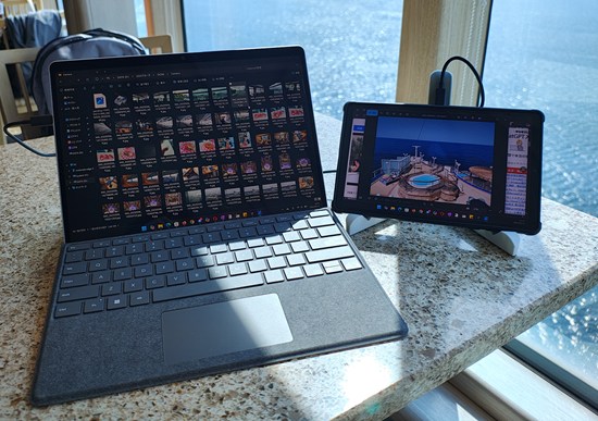 Surfaceと一緒にダイヤモンドプリンセスでクルーズ旅行 2025