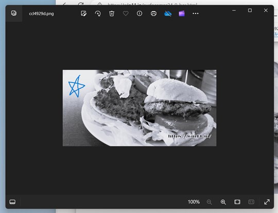 Microsoft Edgeの画像を編集する